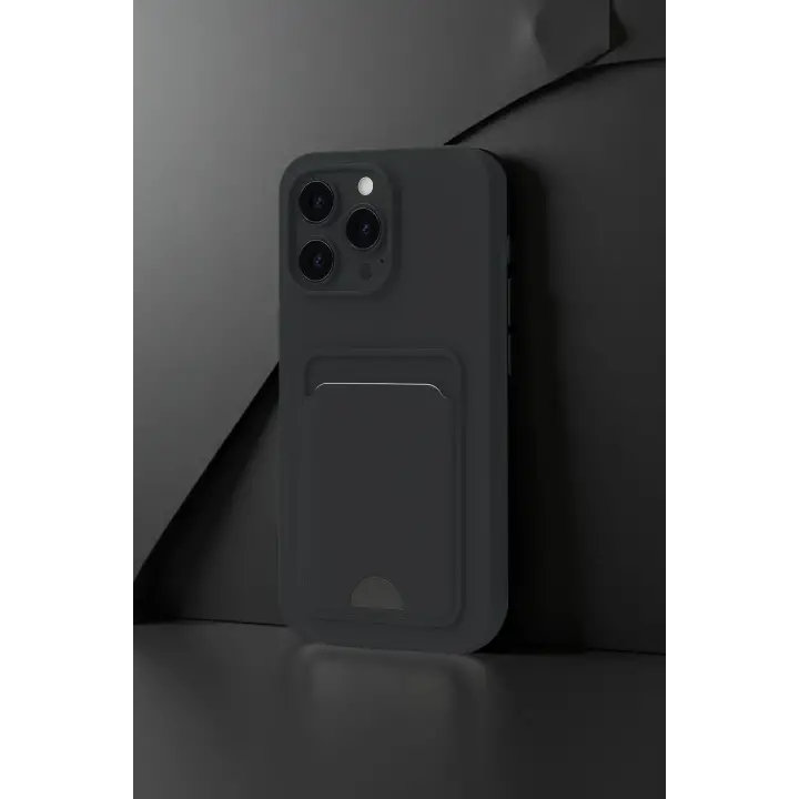 Newface iPhone 16 Pro Kılıf Kelvin Kartvizitli Silikon - Açık Yeşil