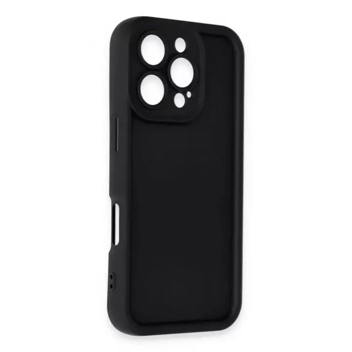 Newface Apple iPhone 16 Pro Kılıf Viera Silikon - Siyah