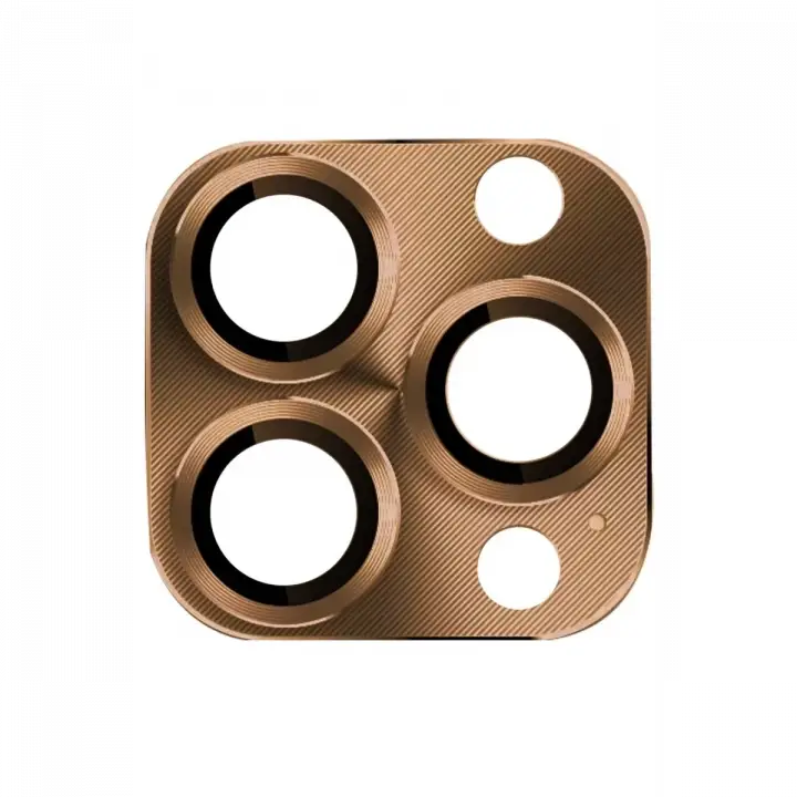 Newface Apple iPhone 16 Pro Max Pers Alüminyum Kamera Lens - Desert