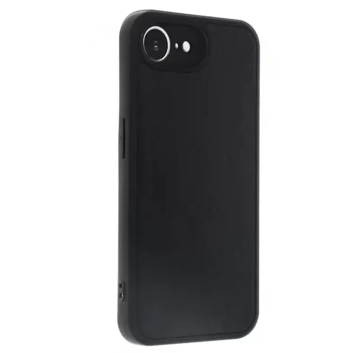 Newface Apple iPhone 16E Kılıf Aras Deri Kapak - Siyah