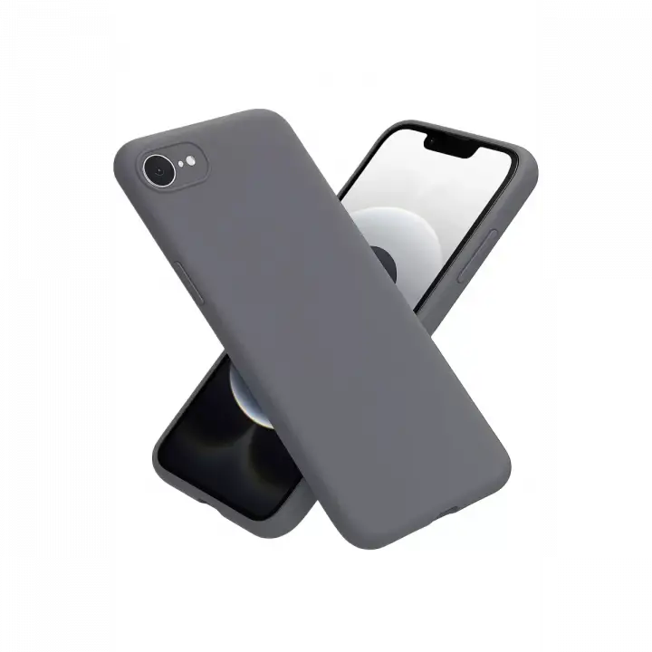 Newface iPhone 16E Kılıf First Silikon - Gri