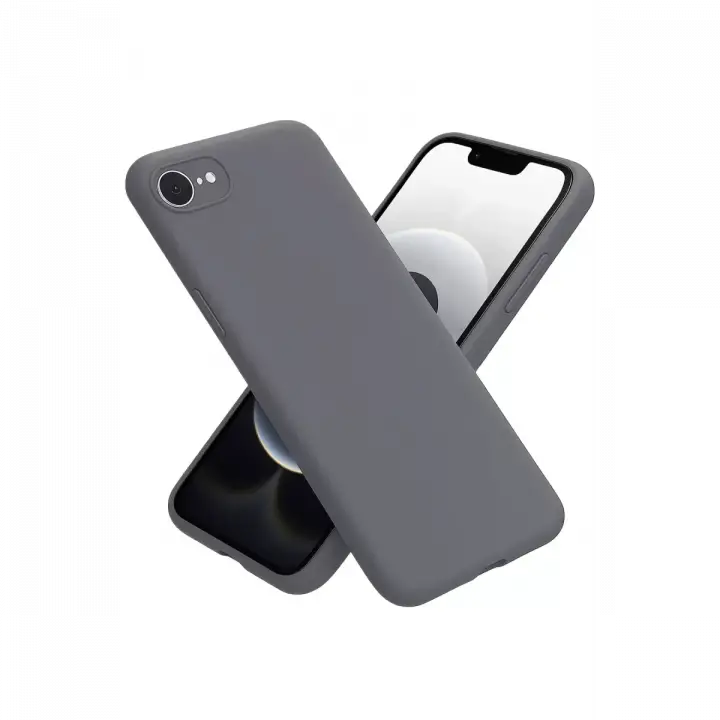 Newface Apple iPhone 16E Kılıf First Silikon - Gri