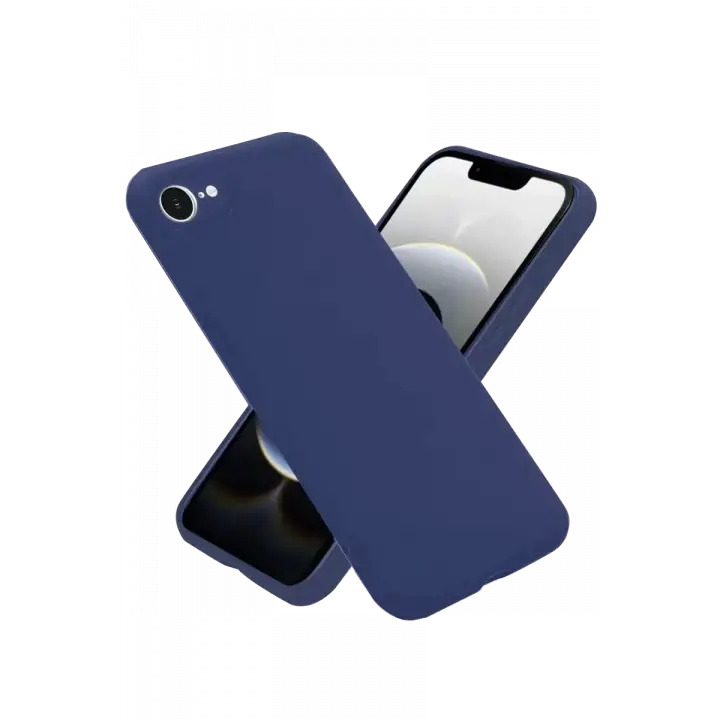Newface Apple iPhone 16E Kılıf First Silikon - Lacivert