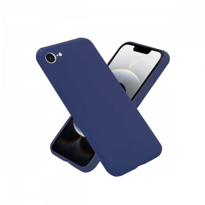 Newface iPhone 16E Kılıf First Silikon - Lacivert