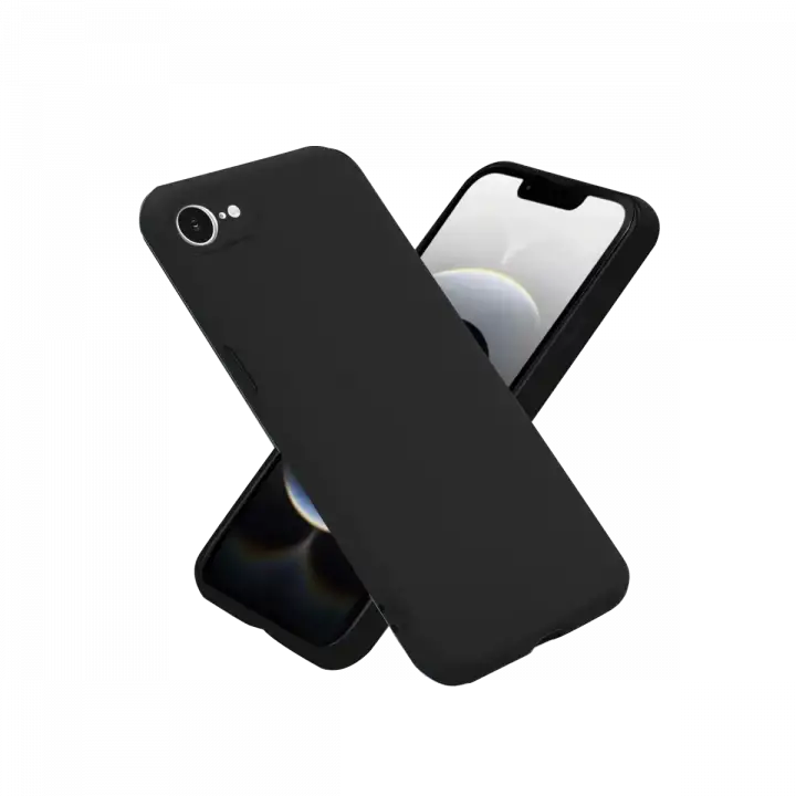 Newface Apple iPhone 16E Kılıf First Silikon - Siyah