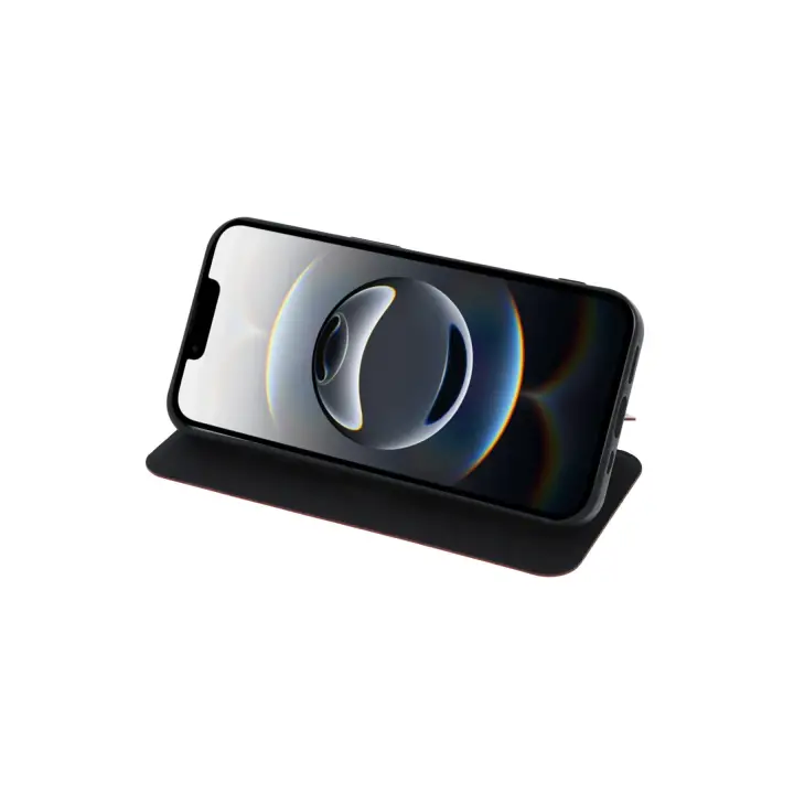 Newface iPhone 16E Kılıf Flip Cover - Siyah