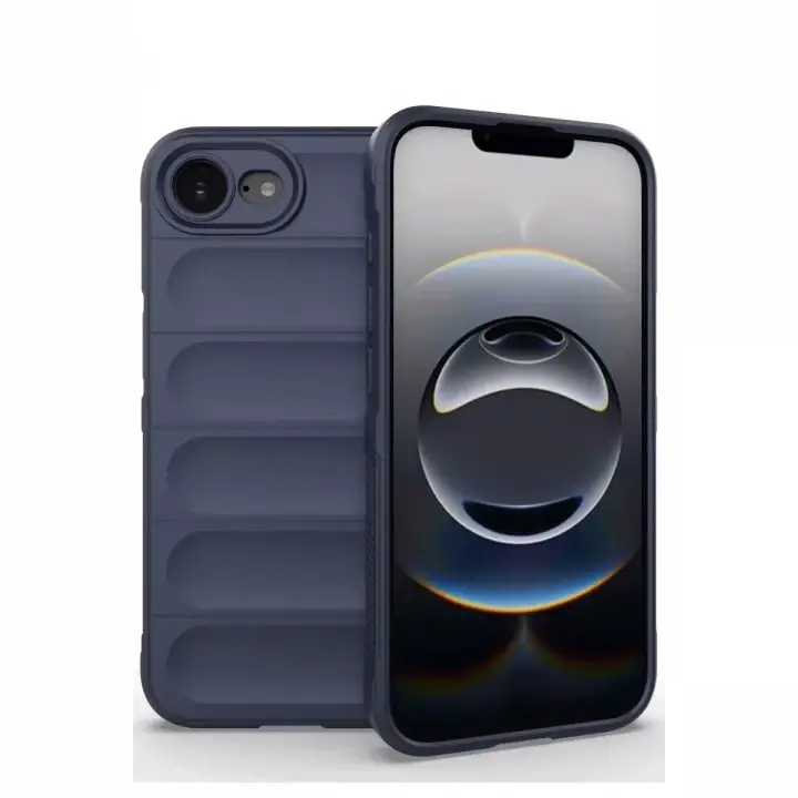 Newface iPhone 16E Kılıf Optimum Silikon - Lacivert