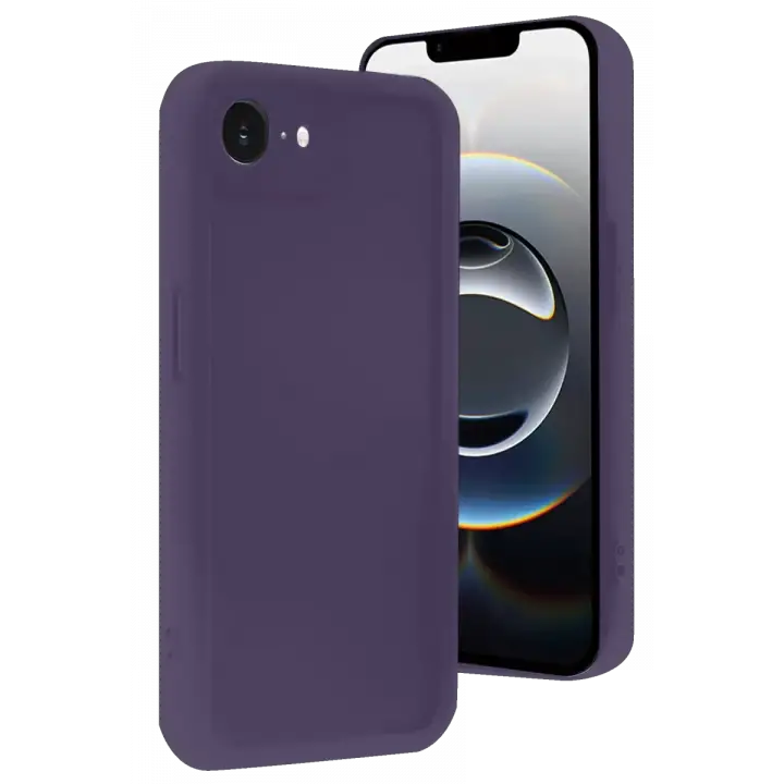 Newface Apple iPhone 16E Kılıf Viera Silikon - Mor