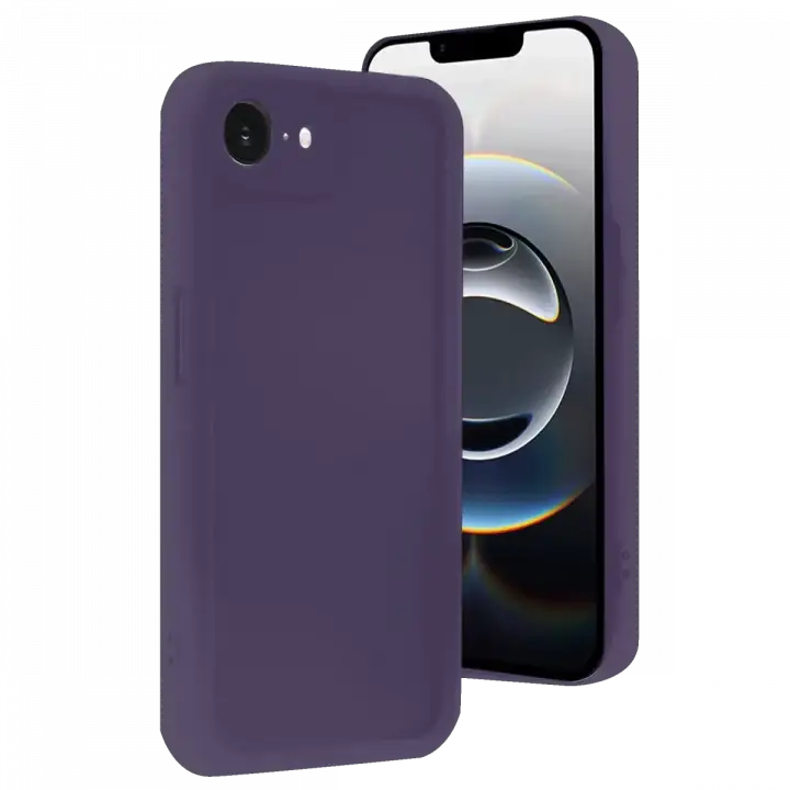 Newface Apple iPhone 16E Kılıf Viera Silikon - Mor