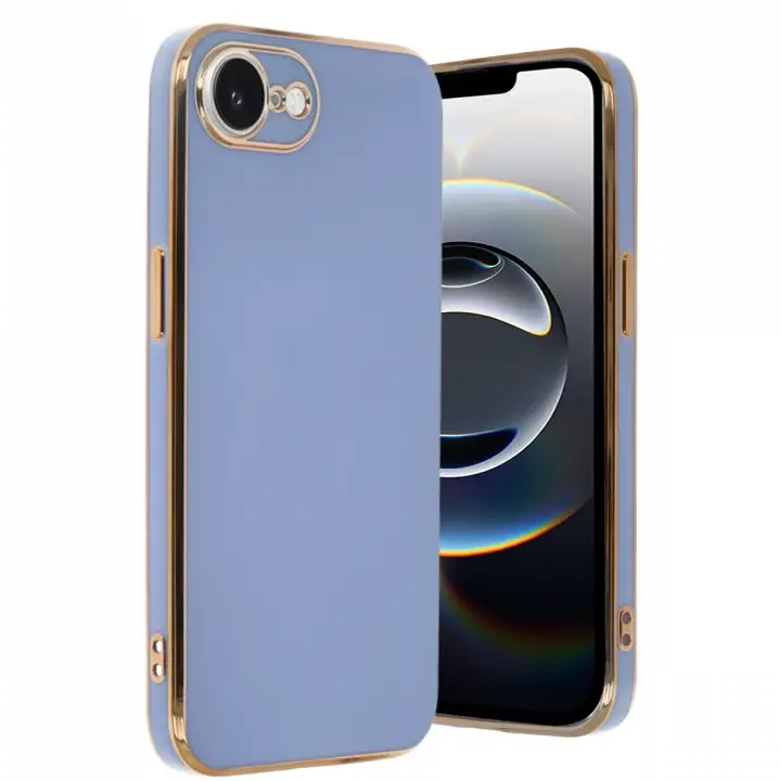 Newface iPhone 16E Kılıf Volet Silikon - Mavi