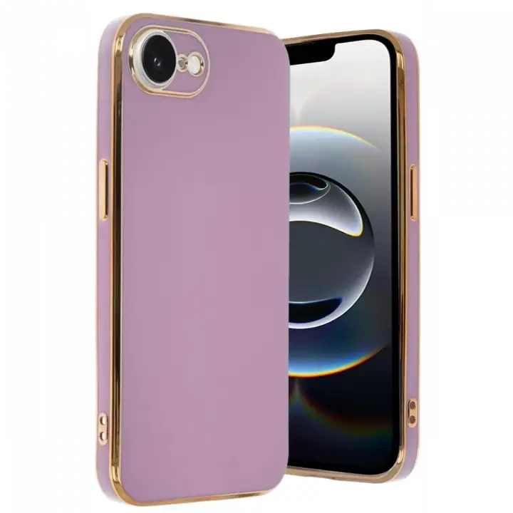 Newface Apple iPhone 16E Kılıf Volet Silikon - Mor