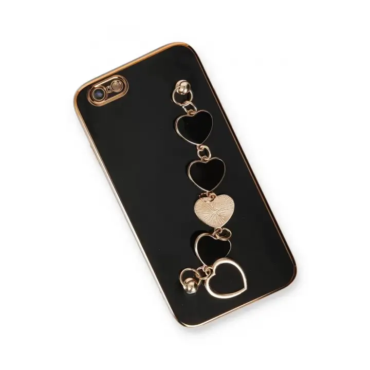 Newface Apple iPhone 6 Kılıf Esila Silikon - Siyah