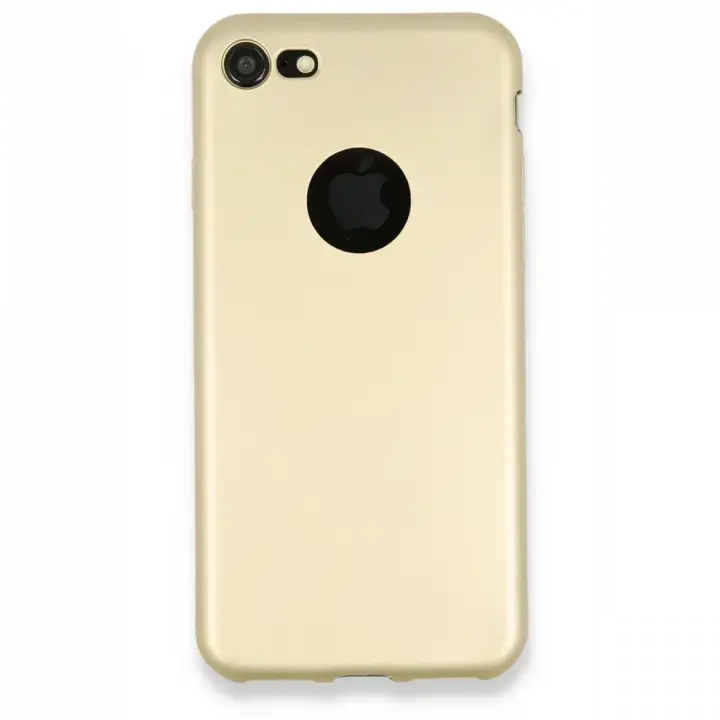 Newface iPhone 7 Kılıf First Silikon - Gold