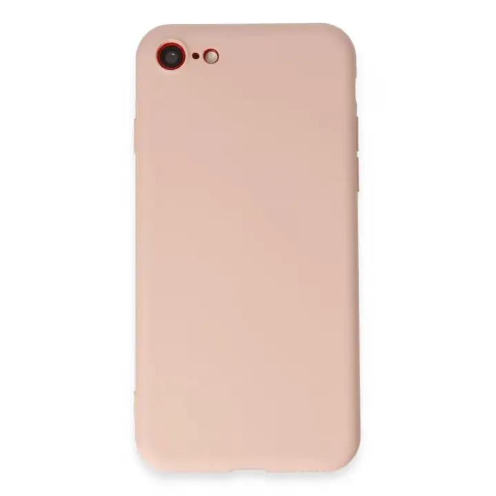 Newface iPhone 7 Kılıf First Silikon - Pudra