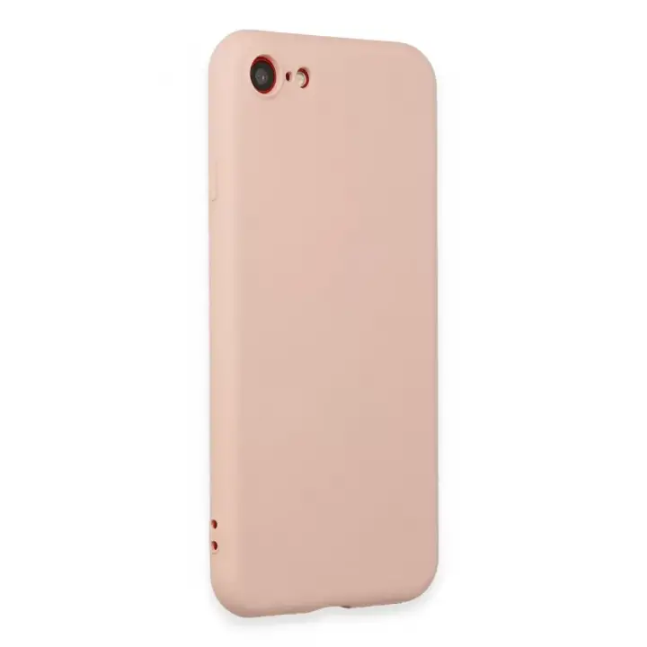 Newface iPhone 7 Kılıf First Silikon - Pudra