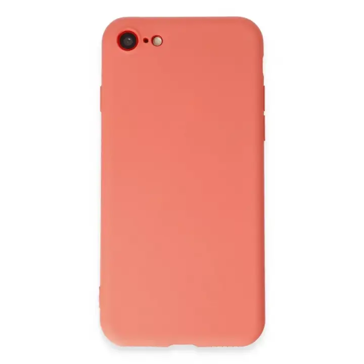 Newface iPhone 7 Kılıf First Silikon - Turuncu