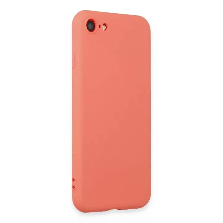 Newface iPhone 7 Kılıf First Silikon - Turuncu