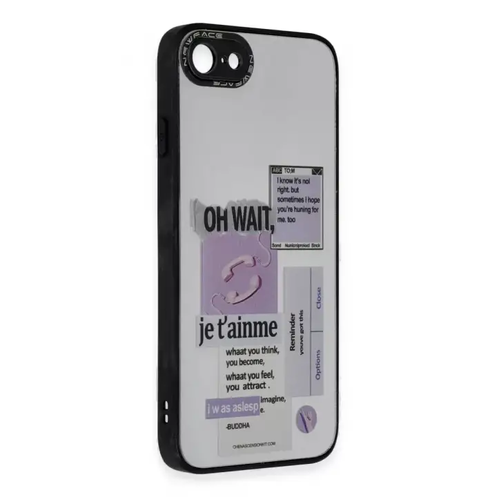 Newface Apple iPhone 7 Kılıf Mirror Desenli Kapak - Mirror - 4