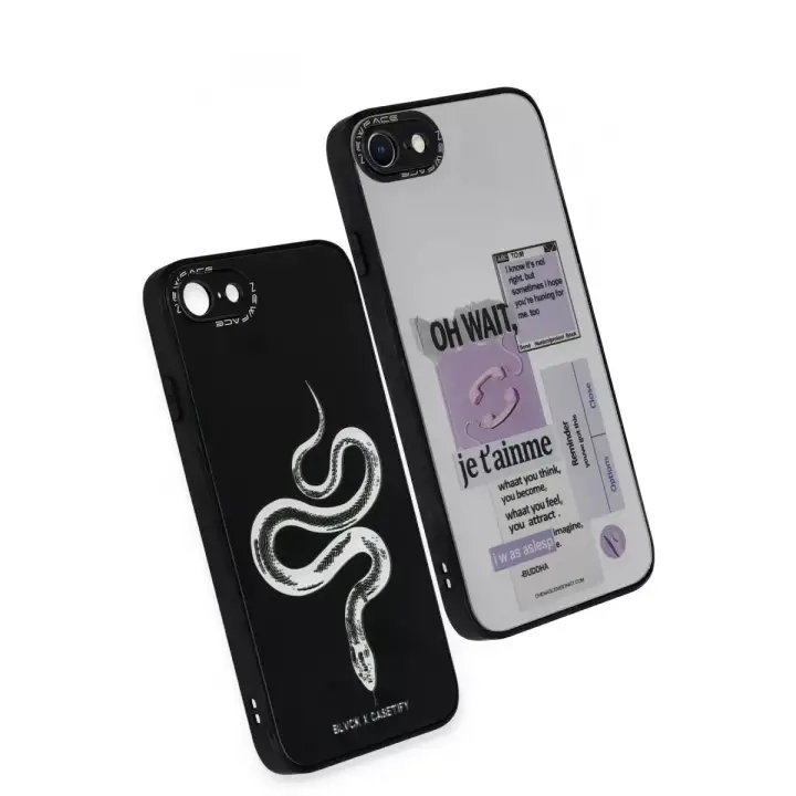 Newface Apple iPhone 7 Kılıf Mirror Desenli Kapak - Mirror - 4
