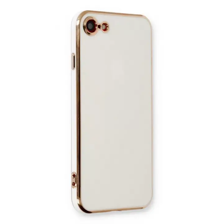 Newface iPhone 7 Kılıf Volet Silikon - Beyaz