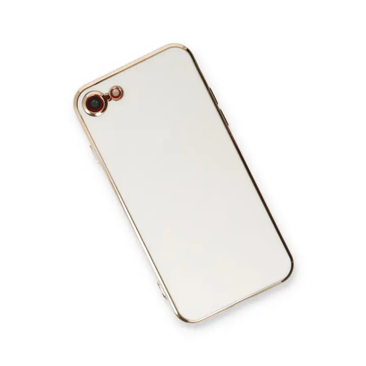 Newface iPhone 7 Kılıf Volet Silikon - Beyaz