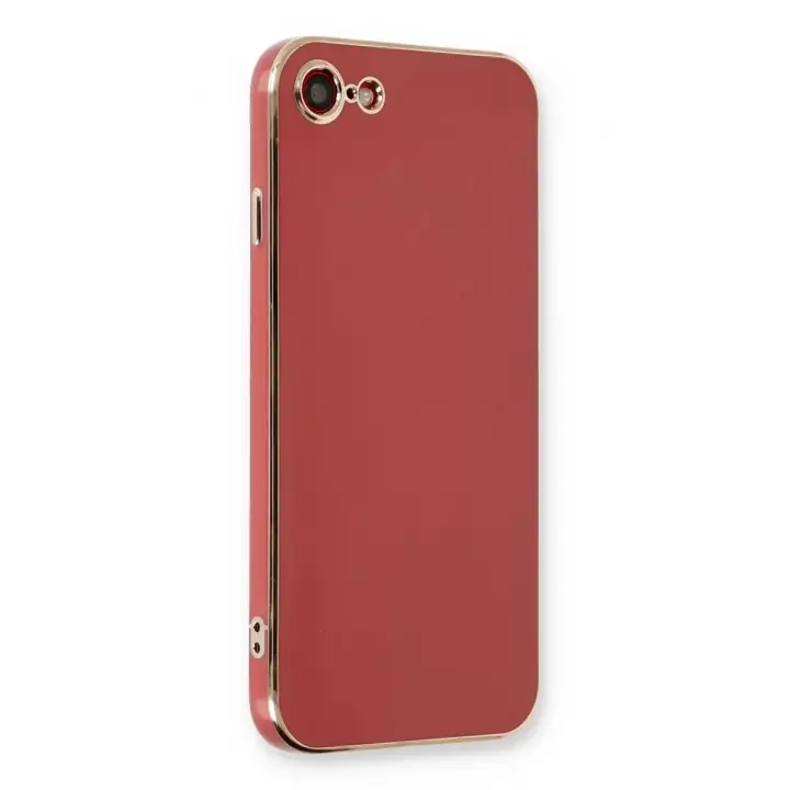 Newface iPhone 7 Kılıf Volet Silikon - Kırmızı