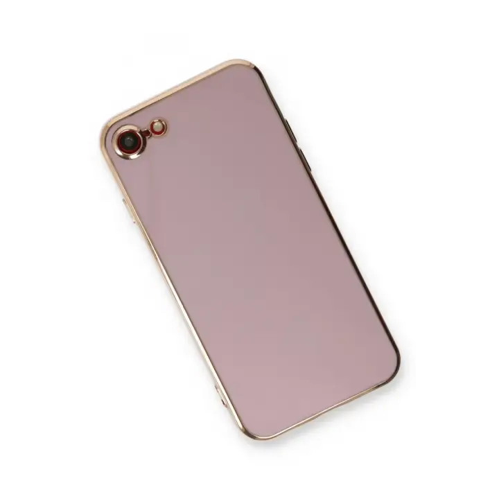 Newface iPhone 7 Kılıf Volet Silikon - Mor