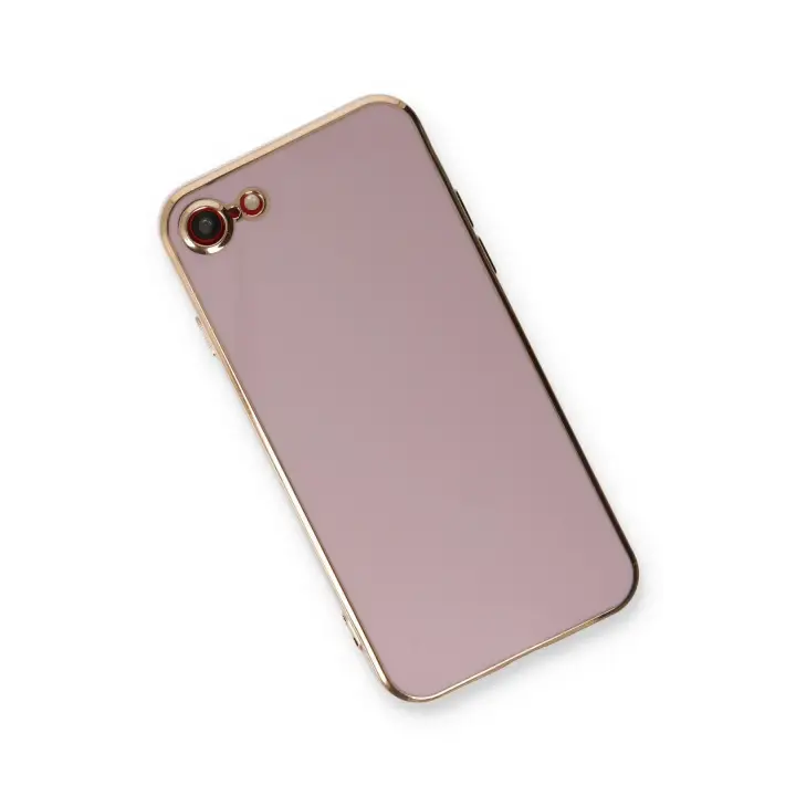 Newface iPhone 7 Kılıf Volet Silikon - Mor