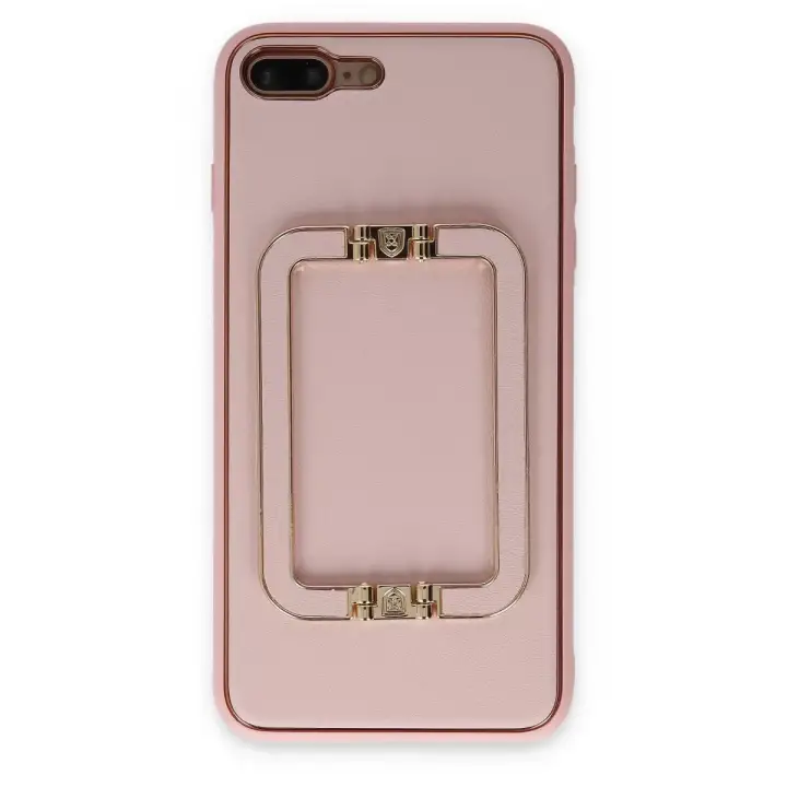 Newface Apple iPhone 7 Plus Kılıf Coco Elit Kapak - Pembe