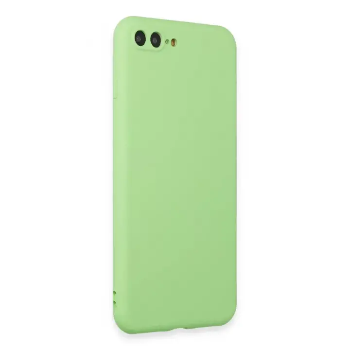 Newface Apple iPhone 7 Plus Kılıf First Silikon - Açık Yeşil