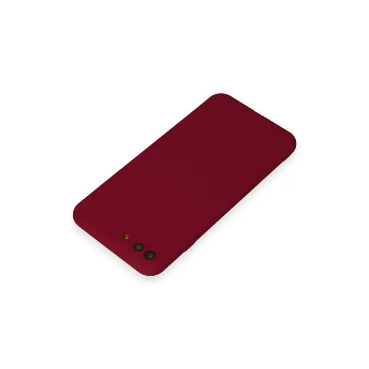 Newface iPhone 7 Plus Kılıf First Silikon - Bordo