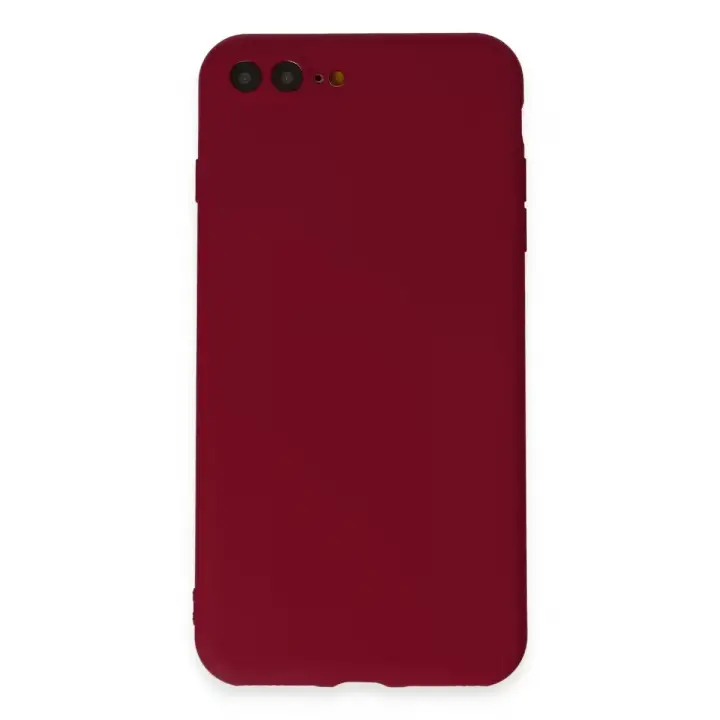 Newface Apple iPhone 7 Plus Kılıf First Silikon - Bordo