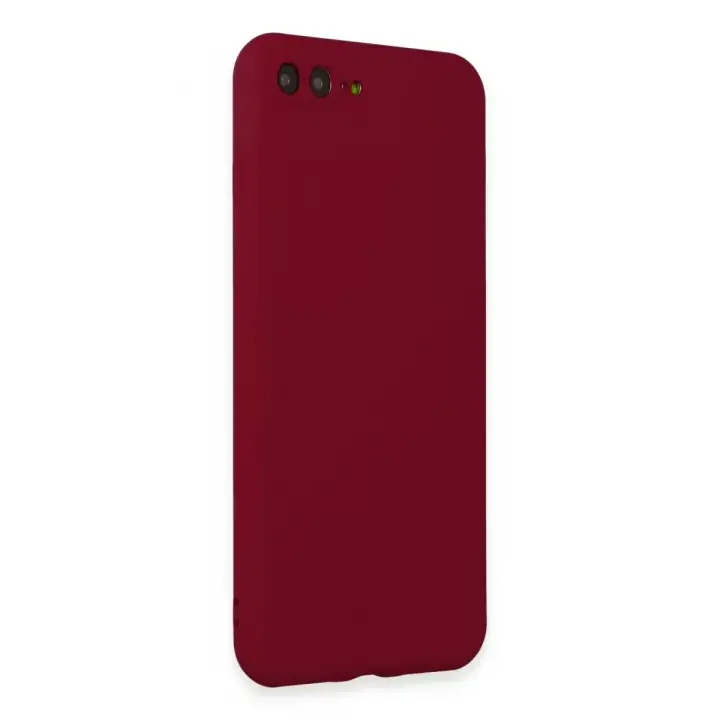 Newface Apple iPhone 7 Plus Kılıf First Silikon - Bordo