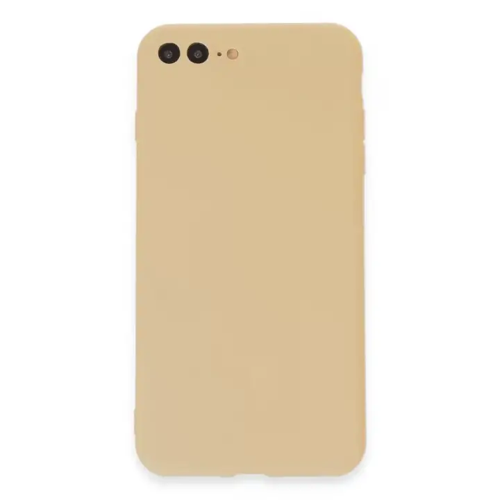 Newface Apple iPhone 7 Plus Kılıf First Silikon - Gold