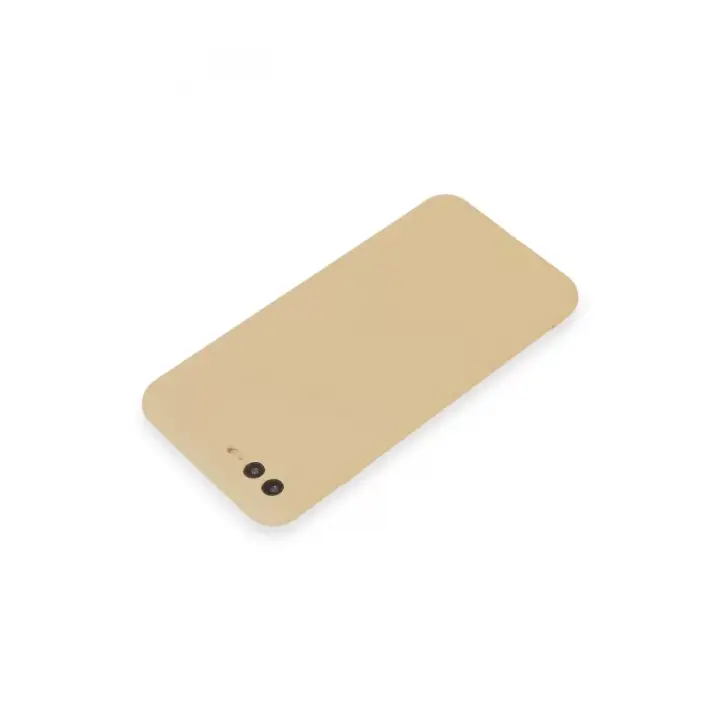Newface Apple iPhone 7 Plus Kılıf First Silikon - Gold