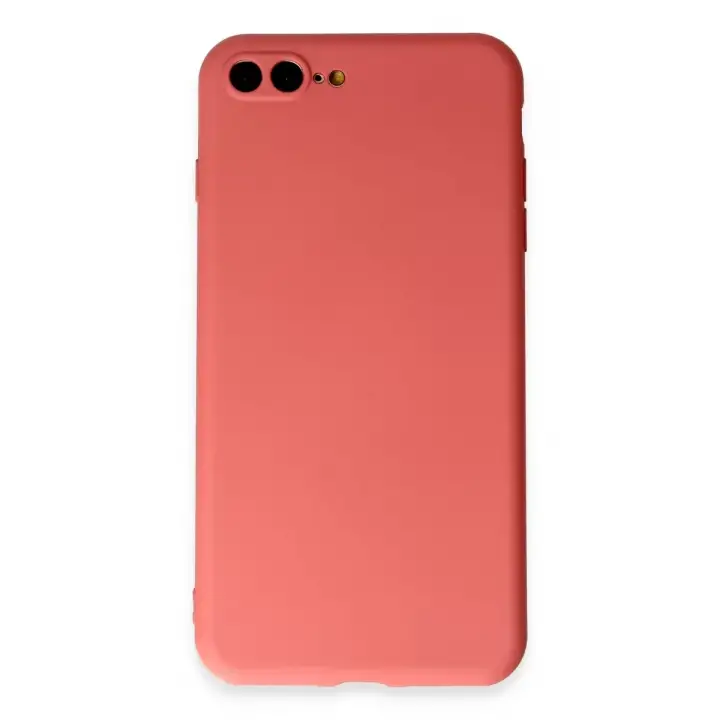 Newface Apple iPhone 7 Plus Kılıf First Silikon - Kiremit