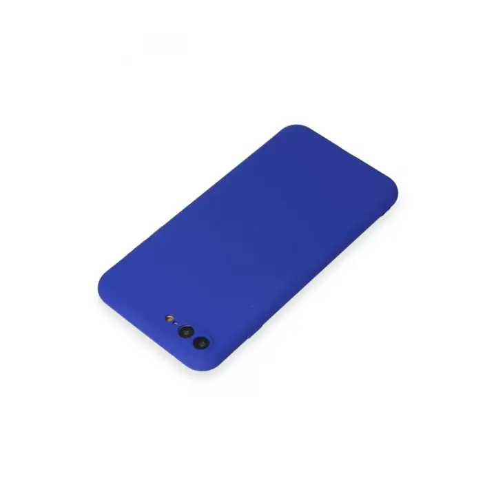 Newface Apple iPhone 7 Plus Kılıf First Silikon - Koyu Mavi