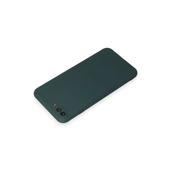 Newface iPhone 7 Plus Kılıf First Silikon - Koyu Yeşil