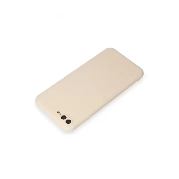 Newface Apple iPhone 7 Plus Kılıf First Silikon - Krem