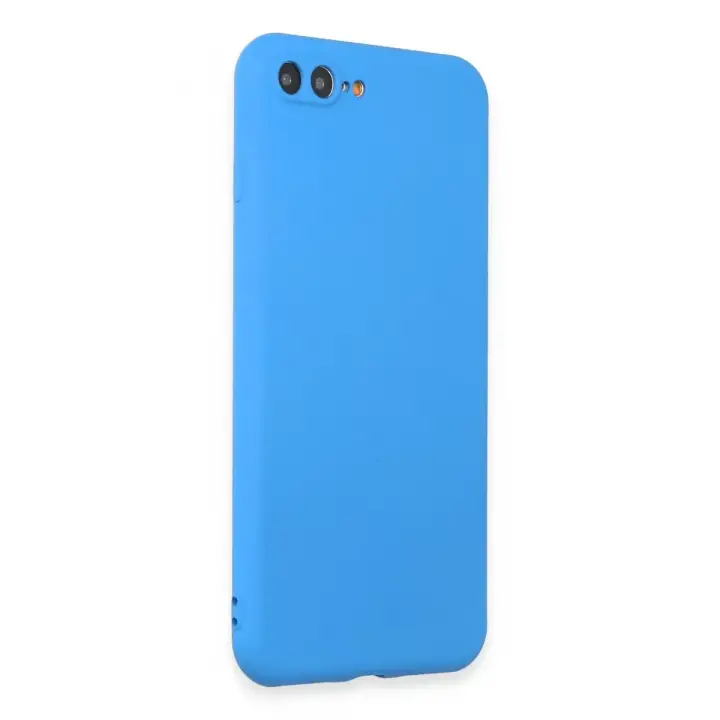Newface Apple iPhone 7 Plus Kılıf First Silikon - Mavi