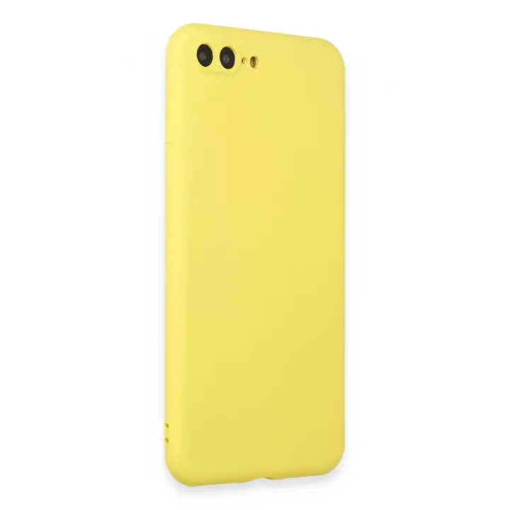 Newface Apple iPhone 7 Plus Kılıf First Silikon - Sarı