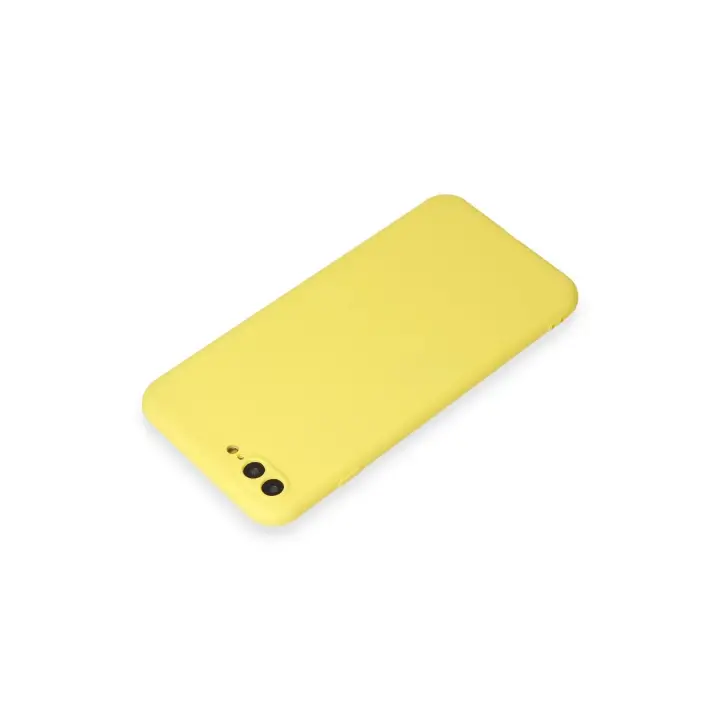 Newface iPhone 7 Plus Kılıf First Silikon - Sarı