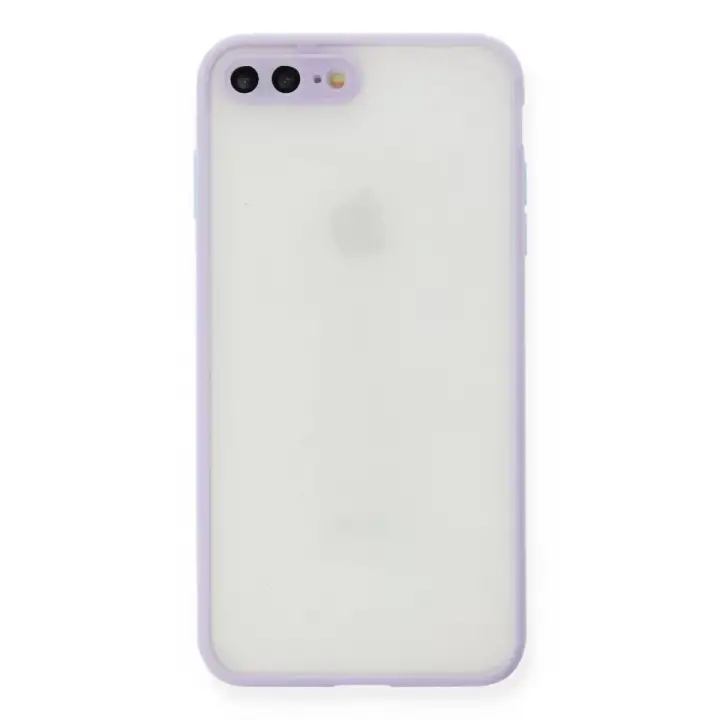 Newface iPhone 7 Plus Kılıf Montreal Silikon Kapak - Mor