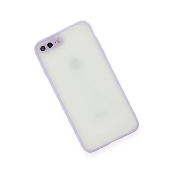 Newface iPhone 7 Plus Kılıf Montreal Silikon Kapak - Mor