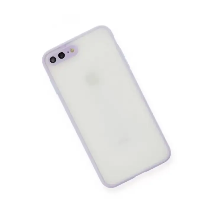 Newface Apple iPhone 7 Plus Kılıf Montreal Silikon Kapak - Mor