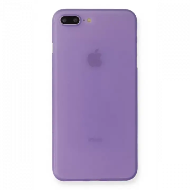 Newface Apple iPhone 7 Plus Kılıf PP Ultra İnce Kapak - Mor