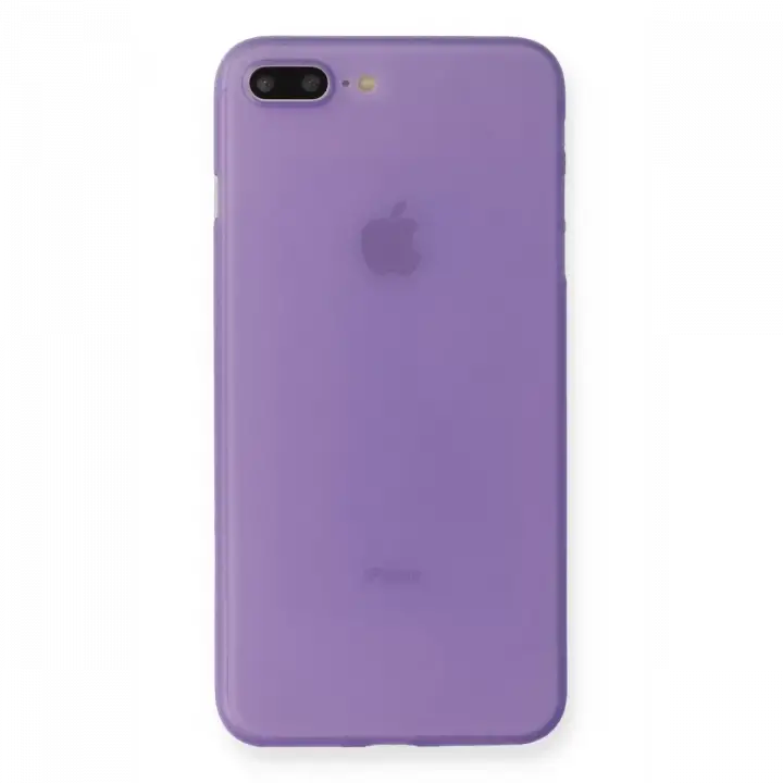 Newface Apple iPhone 7 Plus Kılıf PP Ultra İnce Kapak - Mor