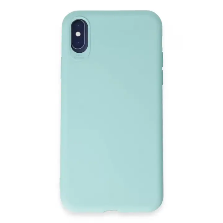 Newface Apple iPhone X Kılıf First Silikon - Turkuaz