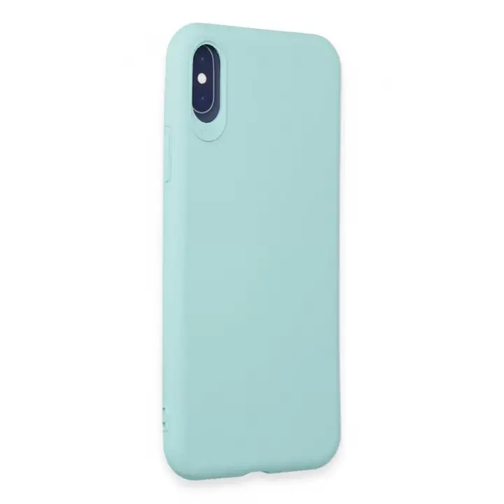 Newface iPhone X Kılıf First Silikon - Turkuaz