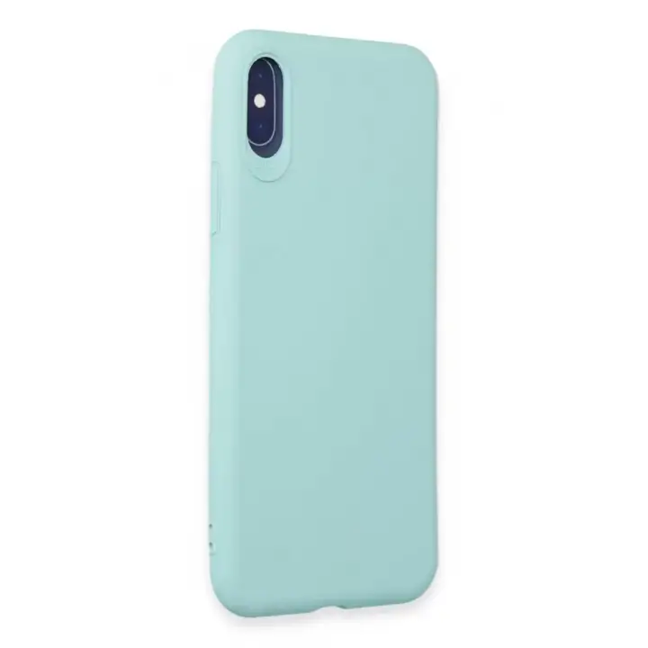 Newface Apple iPhone X Kılıf First Silikon - Turkuaz